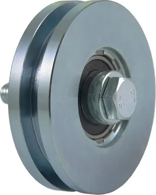 Produktbild von 80-mm-Scheibe mit Vierkantnut und 1 Kugellager