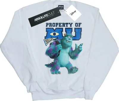 Produktbild von Disney - "Monsters University Property Of MU" Sweatshirt für Damen BI29562 (XXL) (Weiß)