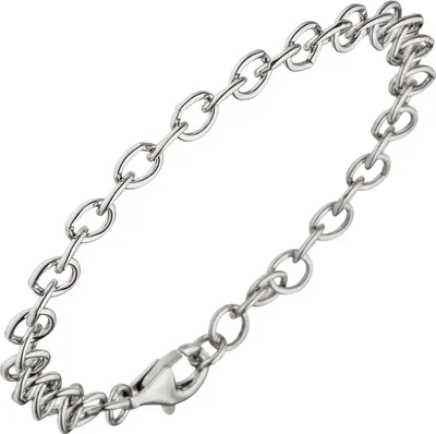 Produktbild von JOBO Rundankerarmband 925 Sterling Silber 19 cm Armband Silberarmband Ankerarmband