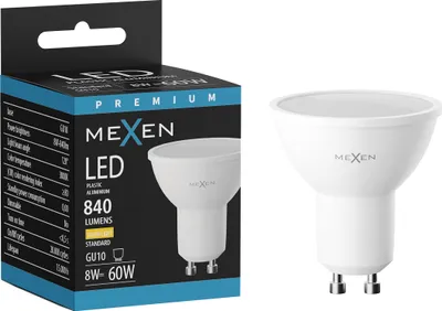 Produktbild von Mexen Nova LED-Lampe GU10, 8W, Warm - 3000K, 840 lm - L108-GU10-0830-01