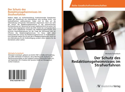 Produktbild von Der Schutz des Redaktionsgeheimnisses im Strafverfahren