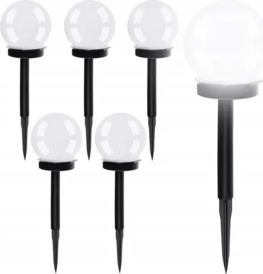 Image de Lampe de jardin solaire - jeu de boules de 6 pcs. 23562