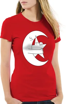 Produktbild von style3 Türkiye Demokrasi Damen T-Shirt Demokratie Türkei Flagge Halbmond, Größe:S