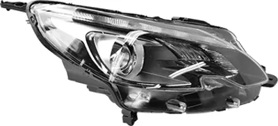 Produktbild von VAN WEZEL Scheinwerfer Rechts passend für PEUGEOT 2008 Kombi (CU) 4085964