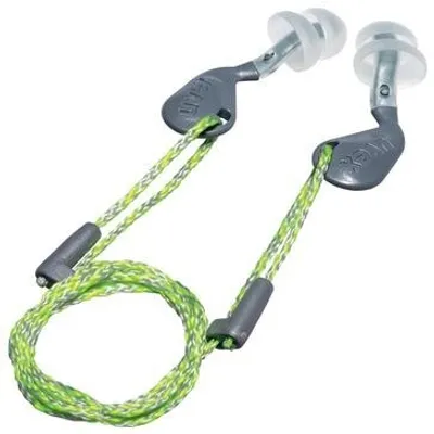 Produktbild von uvex Gehörschutzstöpsel xact-fit 2124020 grau, transparent SNR 26 dB 50 Paar Gr. M, L