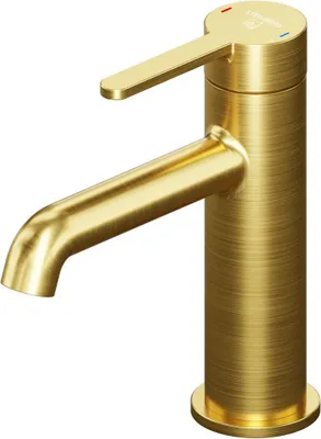 Produktbild von Steinberg Serie 341 Waschtisch-Einhebelmischer mit Keramikkartusche, ohne Ablaufgarnitur, Ausladung 122mm, 3411010BG