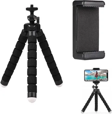 Produktbild von Flexible Tripod mit universeller Klemme, 360° drehbar