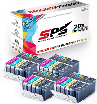 Produktbild von 20x Tinten Canon PGI-571 CLI-571 XL Multipack kompatibel für Canon Pixma MG5750