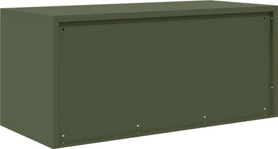 Zdjęcie produktu dla Szafka do przechowywania Zielony oliwkowy 90 x 40 x 40 cm Stal