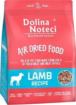 Zdjęcie produktu dla Dolina Noteci Superfood Air Dried Pies Danie z jagnięciny 1kg