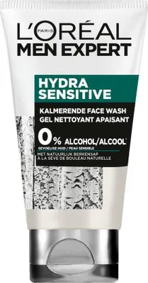 Produktbild von L’Oréal Paris Men Expert ME HYDRA SENS WASH T100 FR/NL WASH, Männer, Empflindliche Haut, 100 ml, Anti-Austrocknung, Schutz, Beruhigend, Röhre, All ages