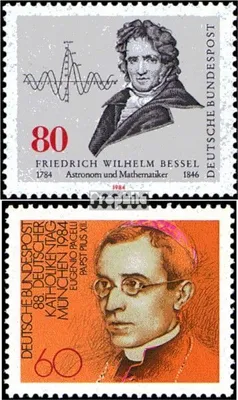 Produktbild von Briefmarken BRD (BR.Deutschland) 1984 Mi 1219,1220 (kompl.Ausg.) postfrisch 200.Geburtstag von Bessel