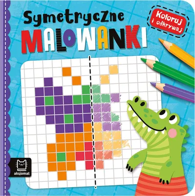 Obrázok produktu pre Koloruj i odkrywaj Symetryczne kolorowanki