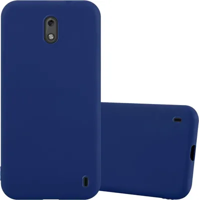 Produktbild von Cadorabo Hülle für Nokia 2 2017 Schutzhülle in Blau Handyhülle TPU Silikon Etui Case Cover