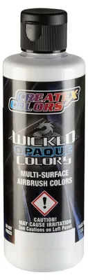 Wicked W030 - Opaque White 120ml - Airbrush Farbe - CREATEX 126030