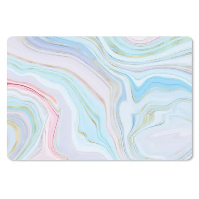 Produktbild von MuchoWow® Schreibtischunterlage Marmor - Pastell - Muster - Abstrakt 60x40 cm - XXL Mauspad - Großes Mauspad