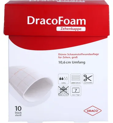 Obrázek produktu pro DracoFoam pěnové obvazy na prsty, 10 ks VER