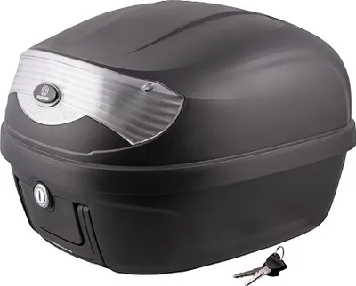 Zdjęcie produktu dla Kufer Moretti Mr-808 28L Czarny Z Białym Odblaskiem