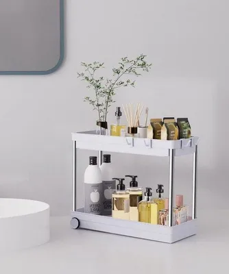 Produktbild von Famanu Küchenorganizer mit 4 Haken - Weiß