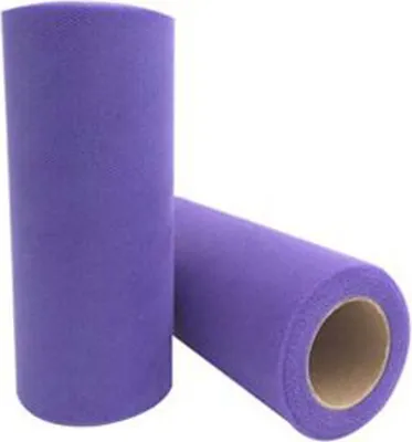 Produktbild von Tüllstoff 2 Rollen Bunt Tüll Meterware Tüll Rolle, Tüll Stoff Rollen, 15cm x 90M Tüllband Tüll Dekostoff, Tüllrolle für DIY Basteln Tutu Röcke Hochzeit Party Dekoration