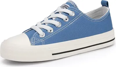 Produktbild von Kinder Turnschuhe Segeltuchschuhe Hallenschuhe Sneakers für die Schule Blau 38
