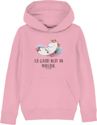 Produktbild von Mr. & Mrs. Panda Kinderpullover Einhorn Wolke 7 7-8 Jahre (122/128) - Baumwolle Pink - Geschenk, Pullover, Hoody, Lustig, Unicorn, Hoodie, Kapuzenpulli, Kinderbekleidung