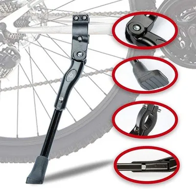 Produktbild von Famanu Aluminium verstellbarer Fahrradständer mit rutschfester Fußplatte – Silber