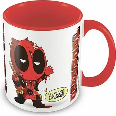 Obrázek produktu pro Deadpool - hrnek na kávu "From Awesome To Gruesome" PM2198 (jedna velikost) (bílá/červená/černá)