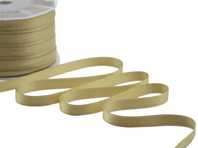 Satinband Doppelseitig Antikgold 10mm x 100m