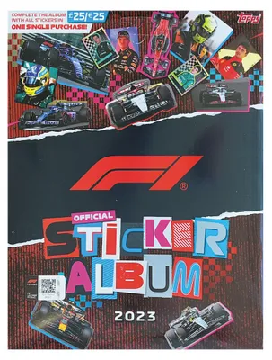Zdjęcie produktu dla Formuła 1 Sezon 2023 - Naklejki kolekcjonerskie - Kompletny zestaw naklejek i albumów!