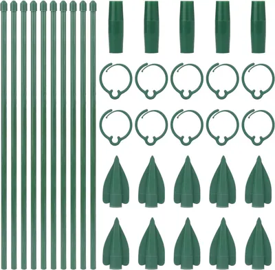 Imagen del producto de Juego de soportes para plantas, 10 unidades, ajustables, con clips, para plantas como Monstera y tomates