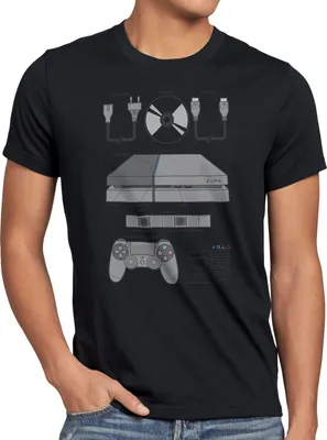 Produktbild von style3 PS Gamer Herren T-Shirt konsole pro vr
