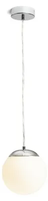 Immagine prodotto di BOLLY 17 sospensione vetro opalino/cromo 230V LED E27 11W IP44