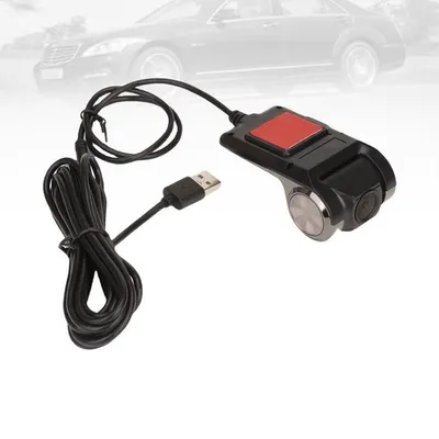 Image de Caméra embarquée Erisin ES670K USB 1080p Full HD – Caméra DVR pour voiture avec ADAS, vision nocturne, grand angle de 150°, enregistrement en boucle, carte mémoire de 32 Go incluse, compatible Android 8 et versions ultérieures