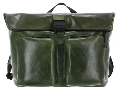 Productafbeelding van LEONHARD HEYDEN Leer schoudertas laptoptas met laptopvak Porto Umhängetasche 7814 Flaschengrün groen