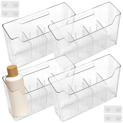 Produktbild von Set von 4 Wandmontage Aufbewahrungsboxen für Küche und Badezimmer