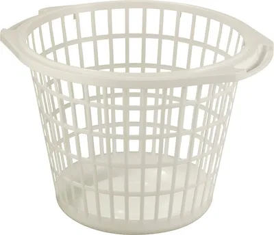 Produktbild von Sunware Basic Wäschekorb 48cm rund weiß