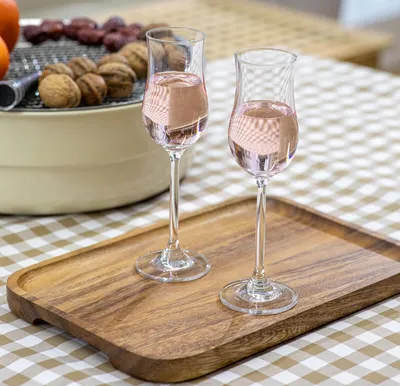 Produktbild von ECHTWERK Grappa-Gläser 6er Set, 120 ml - Obstler Gläser, Robuste Likörgläser mit tulpenförmiger Form, spülmaschinenfest