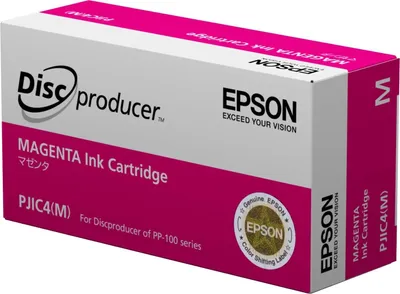 Produktbild von Epson Discproducer-Tintenpatrone, Magenta (MOQ=10), Magenta, Tinte auf Pigmentbasis, 1 Stück(e)