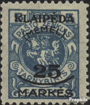 Produktbild von Briefmarken Memelgebiet 1922 Mi 125 gestempelt Klaipeda