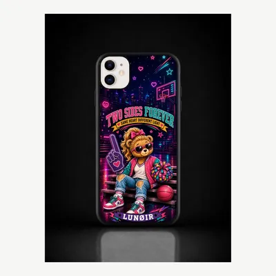 Produktbild von iPhone 11 Hülle Handyhülle Schutzhülle Case mit Dualität Motiv – LUNØIR ©