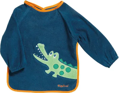 Produktbild von Playshoes Ärmellätzchen mit Klettverschluß Krokodil marine