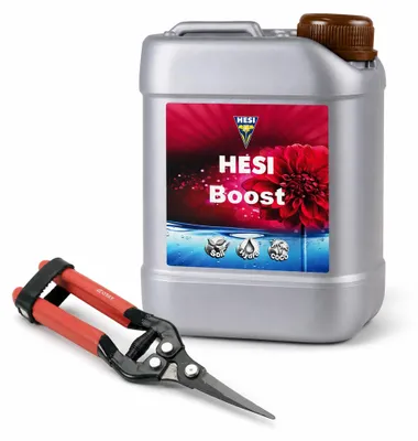 Produktbild von 5 l HESI Boost Blütedünger Blühbescheuniger + Ernteschere