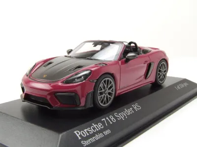 Produktbild von Minichamps PORSCHE SPYDER RS - 2023 - RUBYSTAR W/ WEISSACH PACKAGE 410063132
