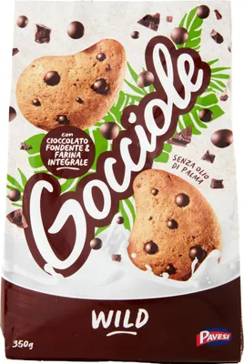 Produktbild von Gocciole Wild Kekse 350g - Pavesi