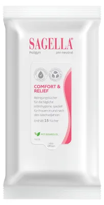 Produktbild von SAGELLA poligyn Reinigungstücher - Sanfte Pflege für die Intimpflege (für Frauen