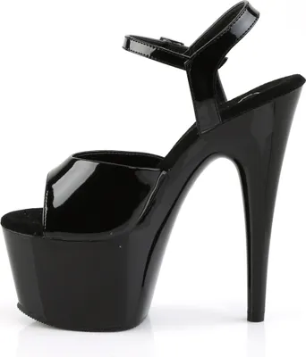 Produktbild von ADORE-709 Damen Sandale von Pleaser, Schwarz Lack , EU 41, US 11