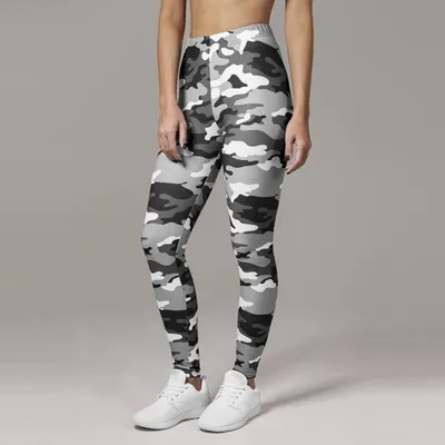 Zdjęcie produktu dla Urban Classics Ladies - CAMO Legginsy kamuflaż śnieżny - L