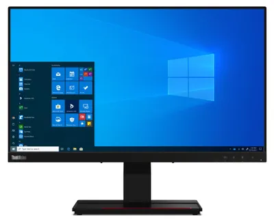 Produktbild von Lenovo ThinkVision T24t-20 Monitor, 60,5 cm (23.8"), 1920 x 1080 Pixel, Full HD, LED, 6 ms, Schwarz
