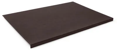 Produktbild von Schreibtischunterlage Calliope 90 x 60 - Leder Dunkel Braun - Hergestellt in Italien - Eglooh
